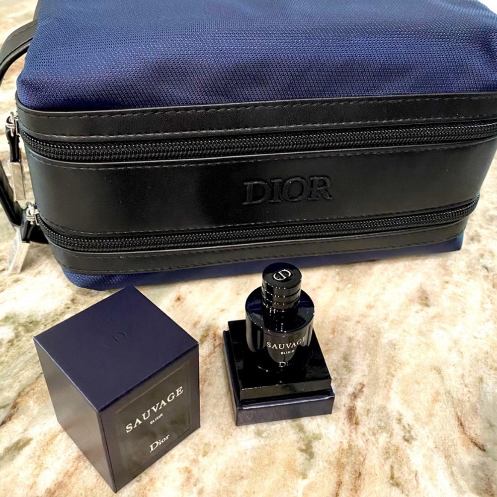 Dior Toiletry Case Dopp Kit Shaving Bag BNWT